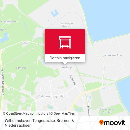 Wilhelmshaven Tengestraße Karte