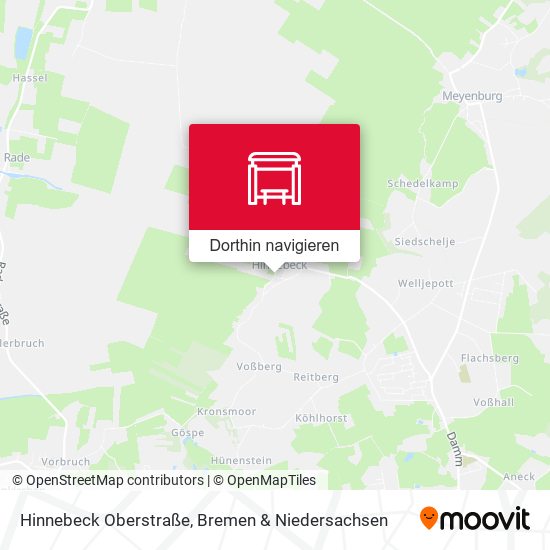 Hinnebeck Oberstraße Karte