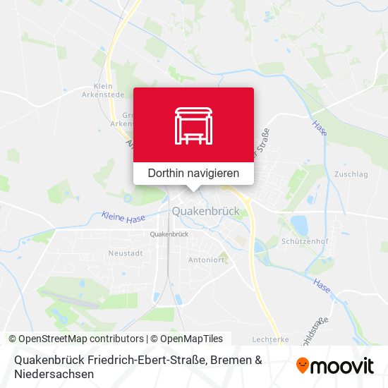 Quakenbrück Friedrich-Ebert-Straße Karte