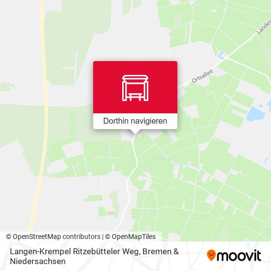 Langen-Krempel Ritzebütteler Weg Karte