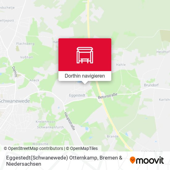 Eggestedt(Schwanewede) Otternkamp Karte