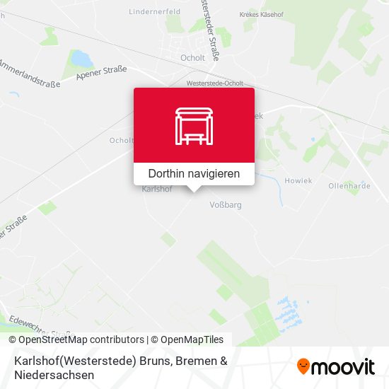Karlshof(Westerstede) Bruns Karte
