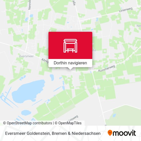 Eversmeer Goldenstein Karte