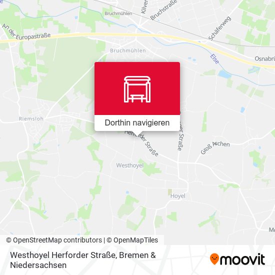 Westhoyel Herforder Straße Karte