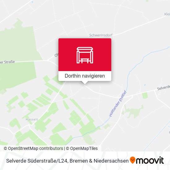 Selverde Süderstraße/L24 Karte