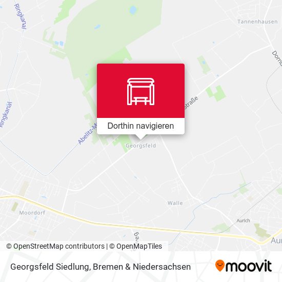 Georgsfeld Siedlung Karte