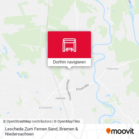 Leschede Zum Fernen Sand Karte