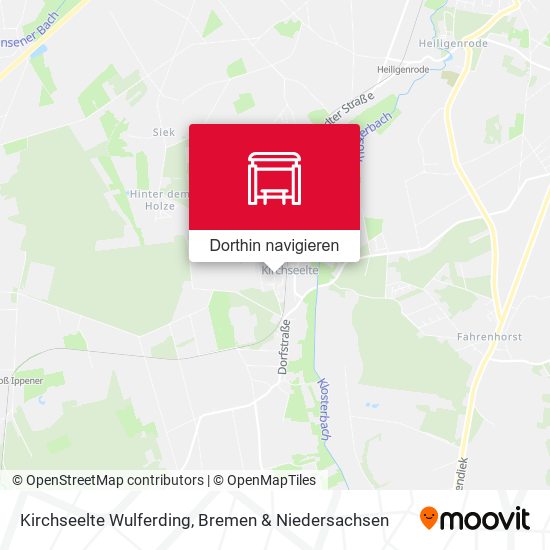 Kirchseelte Wulferding Karte