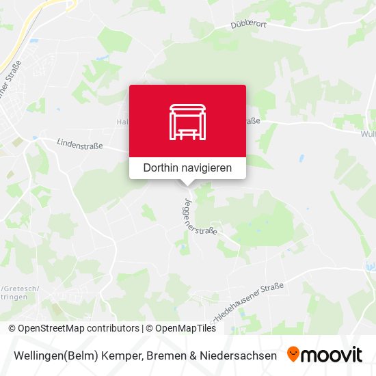 Wellingen(Belm) Kemper Karte