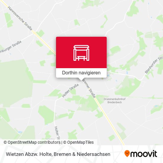 Wietzen Abzw. Holte Karte