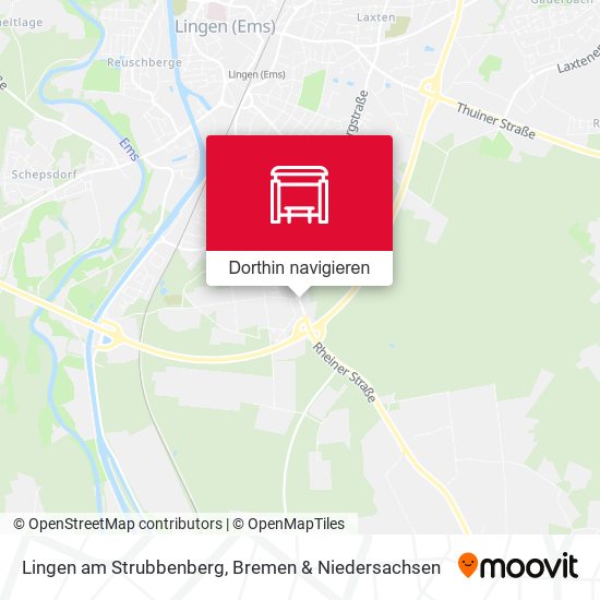 Lingen am Strubbenberg Karte
