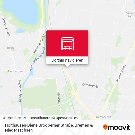 Holthausen-Biene Brögberner Straße Karte