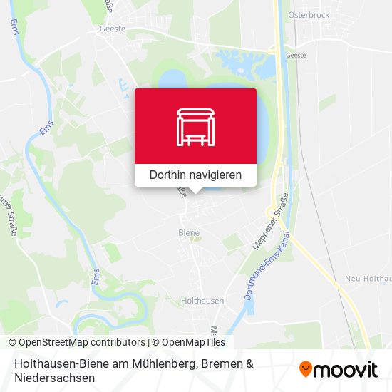 Holthausen-Biene am Mühlenberg Karte