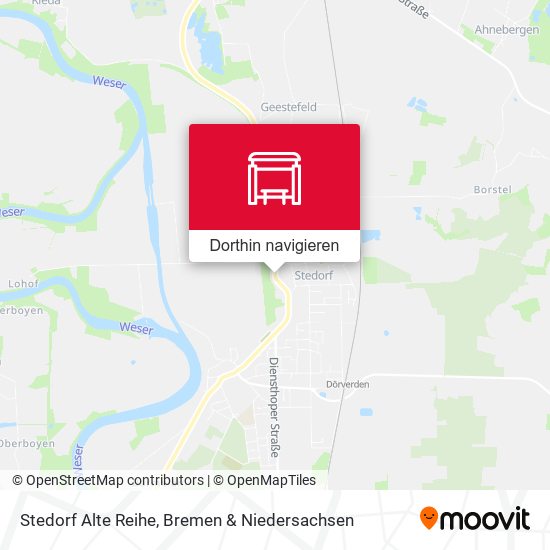 Stedorf Alte Reihe Karte