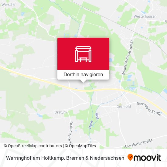 Warringhof am Holtkamp Karte