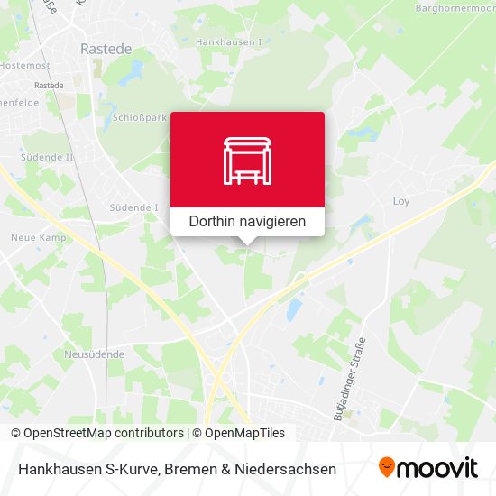 Hankhausen S-Kurve Karte