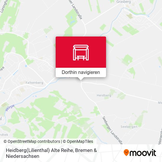 Heidberg(Lilienthal) Alte Reihe Karte