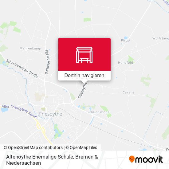 Altenoythe Ehemalige Schule Karte