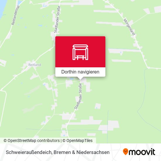 Schweieraußendeich Karte