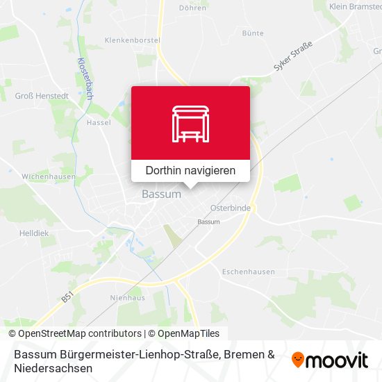 Bassum Bürgermeister-Lienhop-Straße Karte
