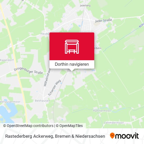 Rastederberg Ackerweg Karte
