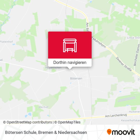 Bötersen Schule Karte