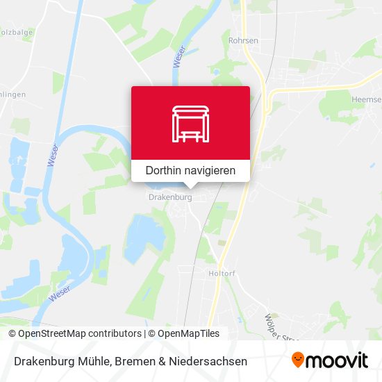 Drakenburg Mühle Karte