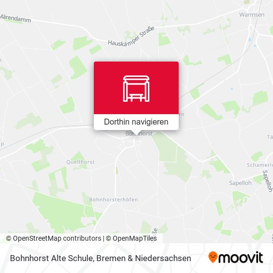 Bohnhorst Alte Schule Karte