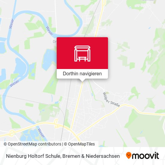 Nienburg Holtorf Schule Karte