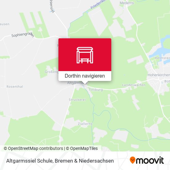 Altgarmssiel Schule Karte
