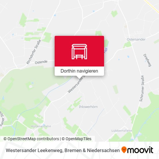 Westersander Leekenweg Karte