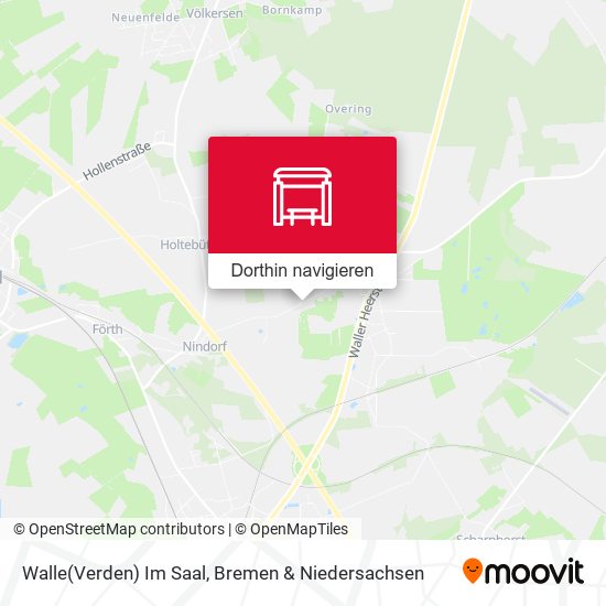 Walle(Verden) Im Saal Karte