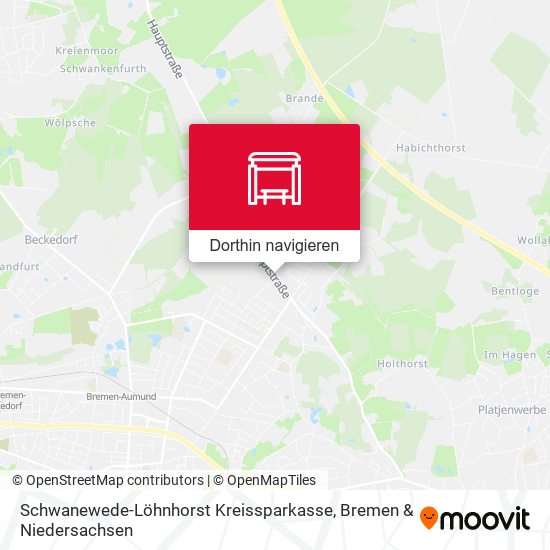 Schwanewede-Löhnhorst Kreissparkasse Karte