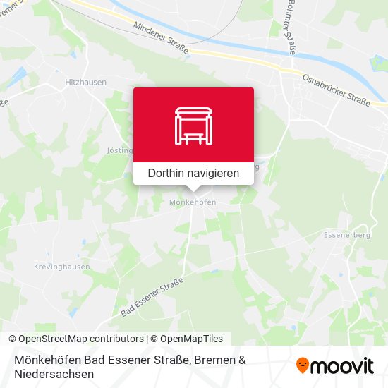 Mönkehöfen Bad Essener Straße Karte