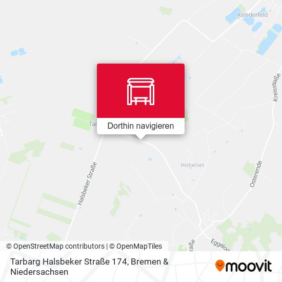 Tarbarg Halsbeker Straße 174 Karte