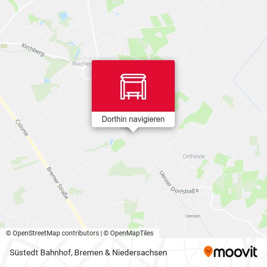Süstedt Bahnhof Karte