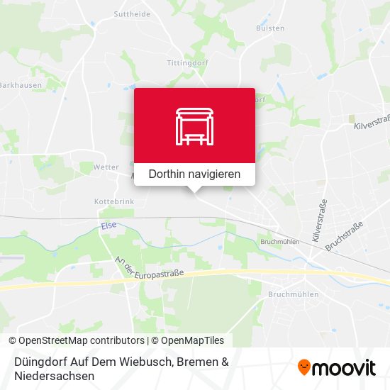 Düingdorf Auf Dem Wiebusch Karte