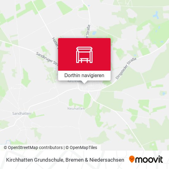 Kirchhatten Grundschule Karte