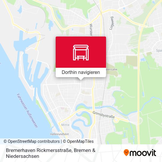 Bremerhaven Rickmersstraße Karte