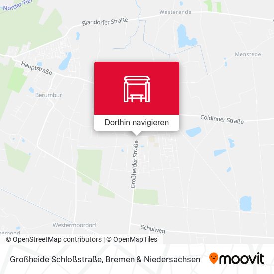 Großheide Schloßstraße Karte