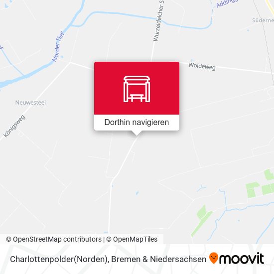 Charlottenpolder(Norden) Karte