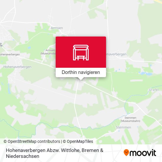 Hohenaverbergen Abzw. Wittlohe Karte