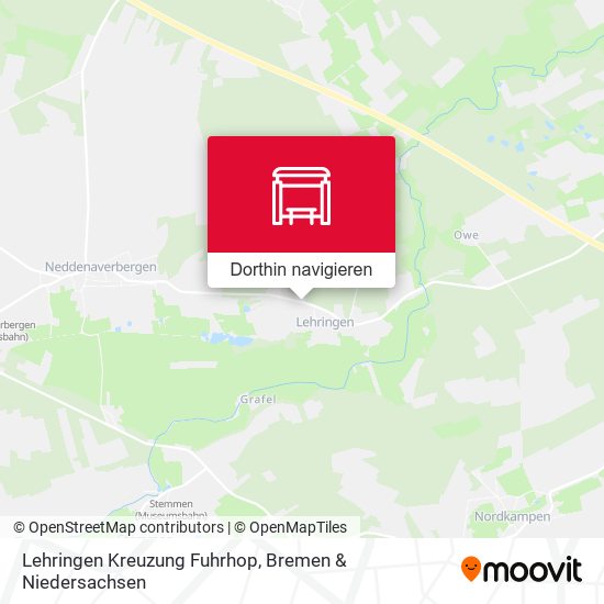Lehringen Kreuzung Fuhrhop Karte