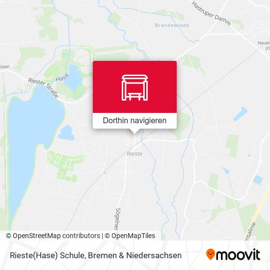 Rieste(Hase) Schule Karte