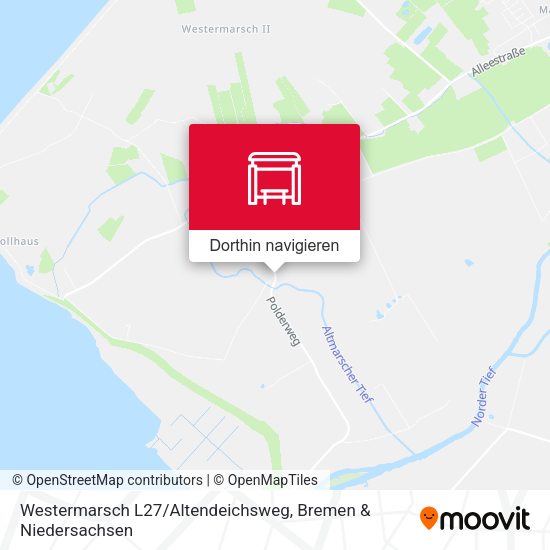 Westermarsch L27 / Altendeichsweg Karte