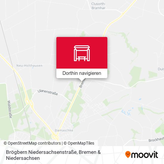 Brögbern Niedersachsenstraße Karte