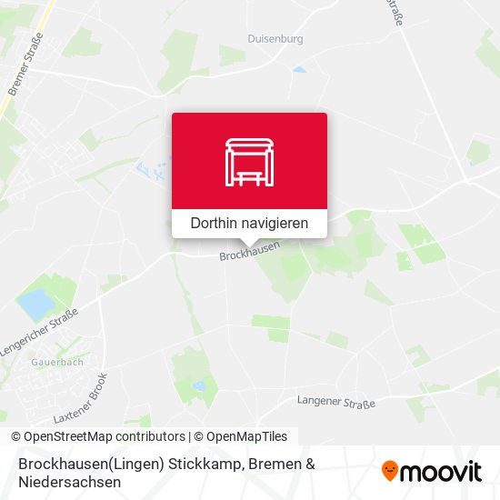 Brockhausen(Lingen) Stickkamp Karte