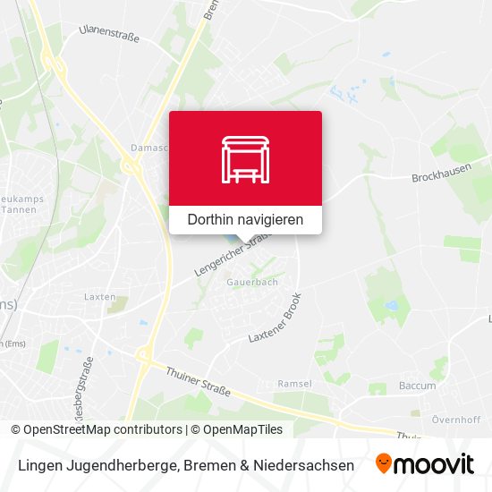 Lingen Jugendherberge Karte