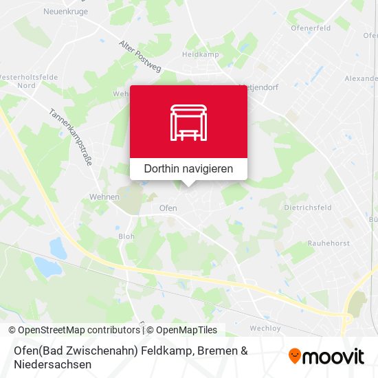 Ofen(Bad Zwischenahn) Feldkamp Karte
