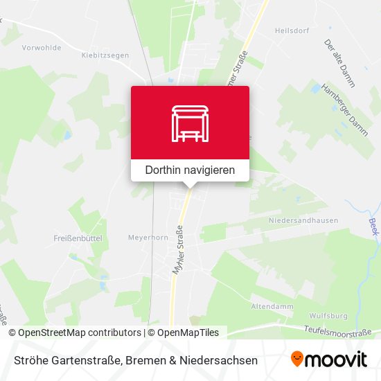 Ströhe Gartenstraße Karte